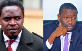 A photo of Former LSK President Nelson Havi and Nairobi Senator Edwin Sifuna. PHOTO/X