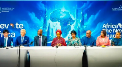 The image shows the official press conference panel for the Elevate Africa Convening 2025 PHOTO/File