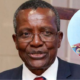 Former Chief Justice David Maraga with an insert of his late sister PHOTO/X