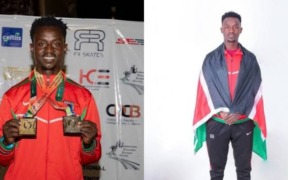 Photo showing kenyan skarter Kevin Kiarie . Photo/ Kevin Kiarie