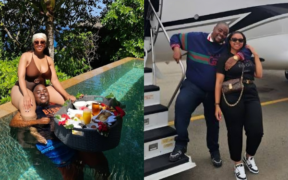 Photo showing the Wife of Wicknell Chivayo , Lucy Mateka living her luxurious lifestyle. Photo/ Courtesy