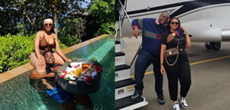 Photo showing the Wife of Wicknell Chivayo , Lucy Mateka living her luxurious lifestyle. Photo/ Courtesy