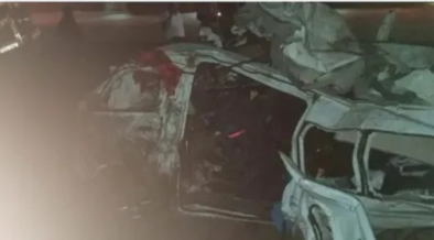 A photo of a matatu involved in the accident PHOTO/FB