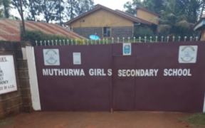 A photo of Muthurwa Girls Secondary School entrance. PHOTO/ Muthurwa Girls Facebook