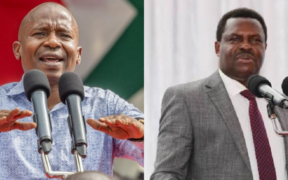A collage of Kithure Kindiki and Muthomi Njuki PHOTO/NMG