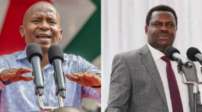 A collage of Kithure Kindiki and Muthomi Njuki PHOTO/NMG