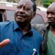 The late Raila Odinga with his Bodyguard Maurice Ogeta. Photo/ Nation